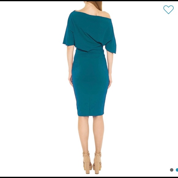 Alexia Admor off the shoulder drape sheath dress - Picture 2 of 4